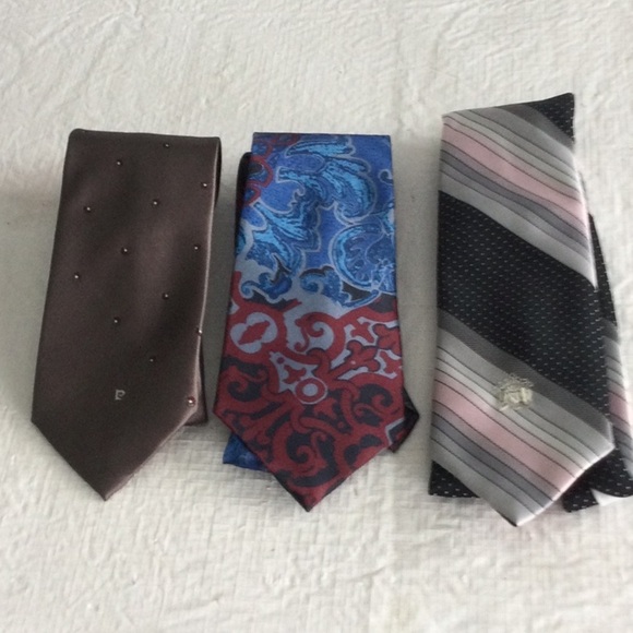 Mens Ties Oleg Cassini, Pierre Cardin and Berger all 3 for $25 - Picture 1 of 4